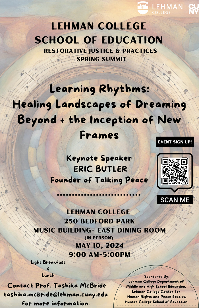 Lehman College’s Annual Restorative Justice & Practices Spring Summit